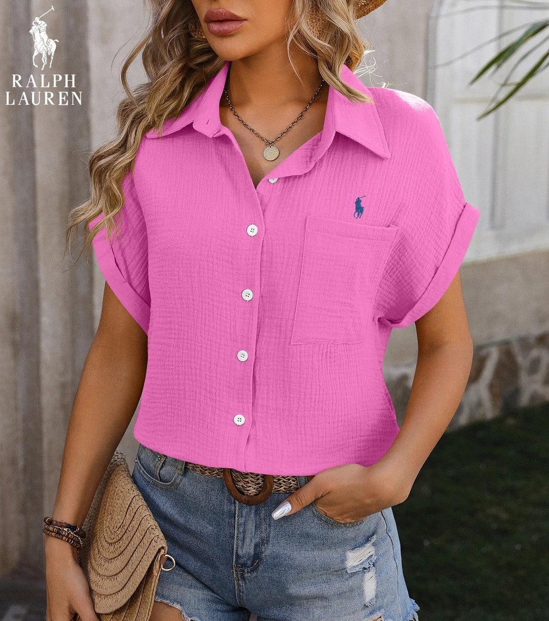 RALPH LAUREN - Chemise décontractée d'été
