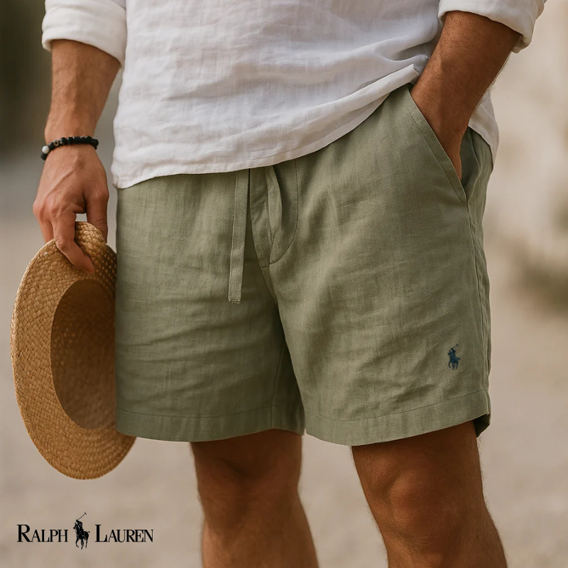 RALPH LAUREN - Short en lin