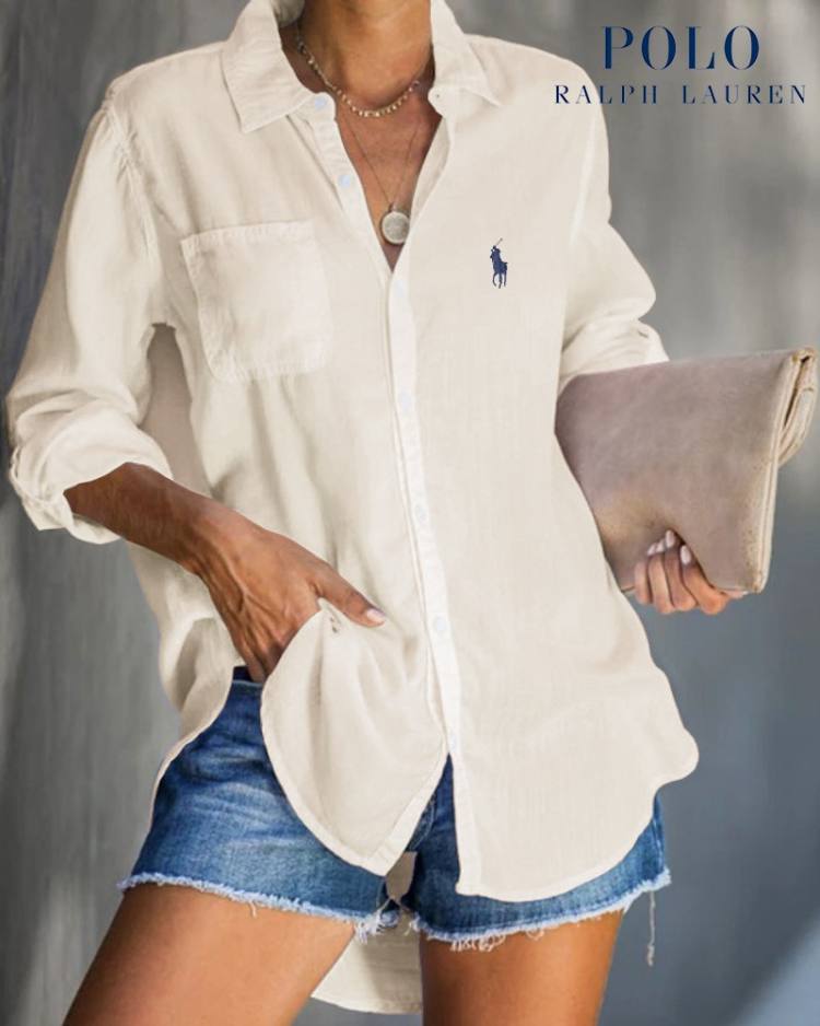 ᏒᎪᏞᏢᎻ ᏞᎪՍᏒЕΝ - Chemise élégante et décontractée