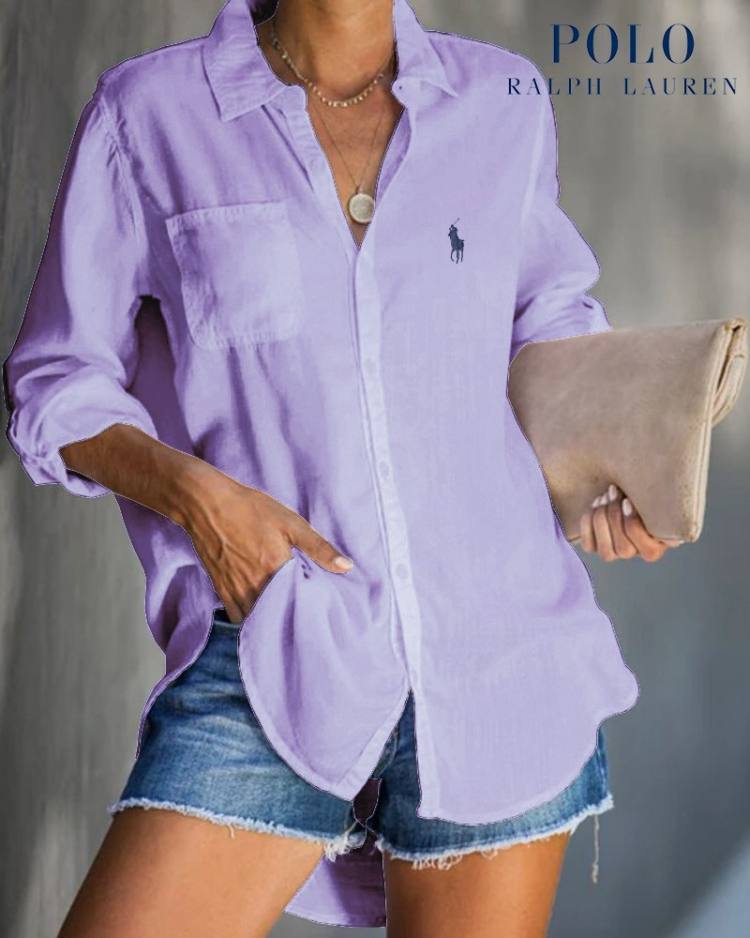 ᏒᎪᏞᏢᎻ ᏞᎪՍᏒЕΝ - Chemise élégante et décontractée