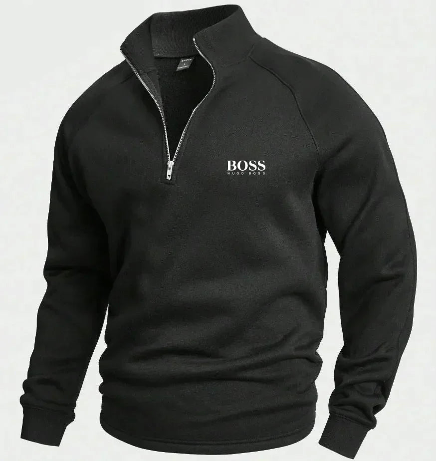 НՍԌО ВОЅЅ™ Pull en coton avec demi-zip
