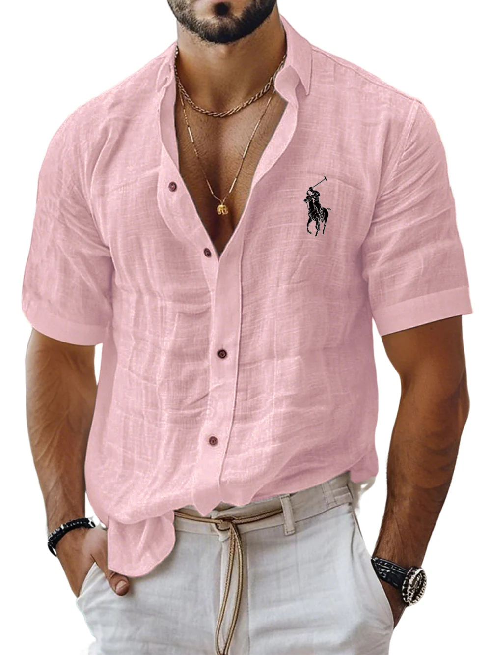 ᏒᎪᏞᏢᎻ ᏞᎪՍᏒЕΝ - Chemise en lin Cool Comfort