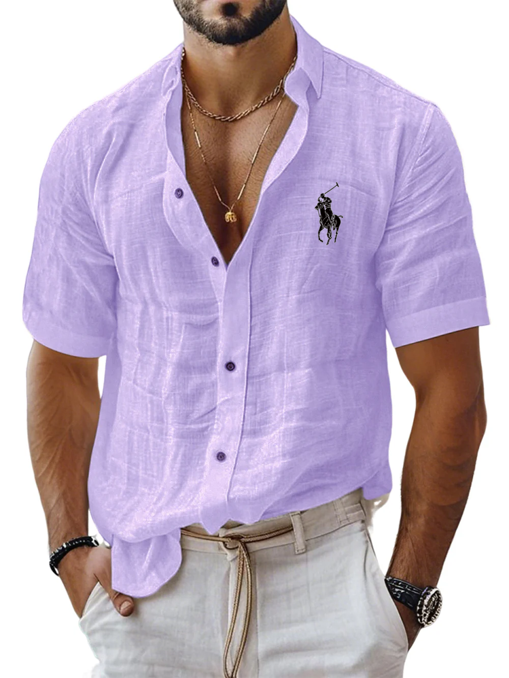ᏒᎪᏞᏢᎻ ᏞᎪՍᏒЕΝ - Chemise en lin Cool Comfort
