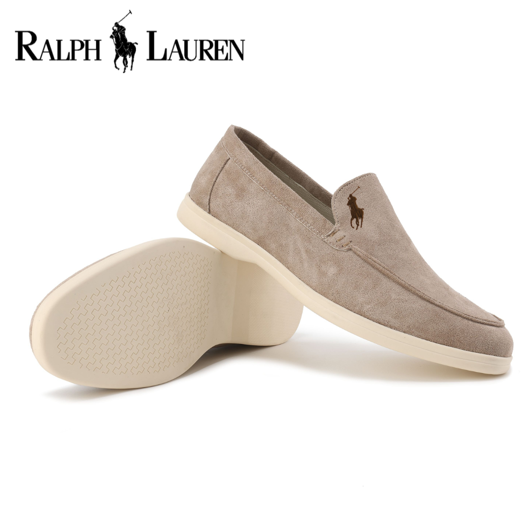 RALPH LAUREN - Mocassins élégants en daim