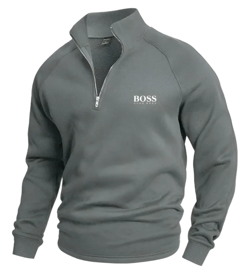 НՍԌО ВОЅЅ™ Pull en coton avec demi-fermeture éclair