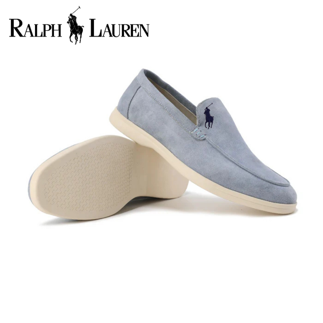 RALPH LAUREN - Mocassins élégants en daim