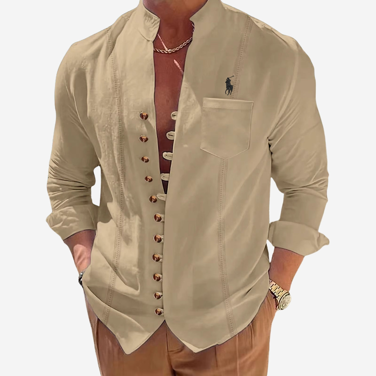 RALPH LAUREN - Chemise décontractée à boutons
