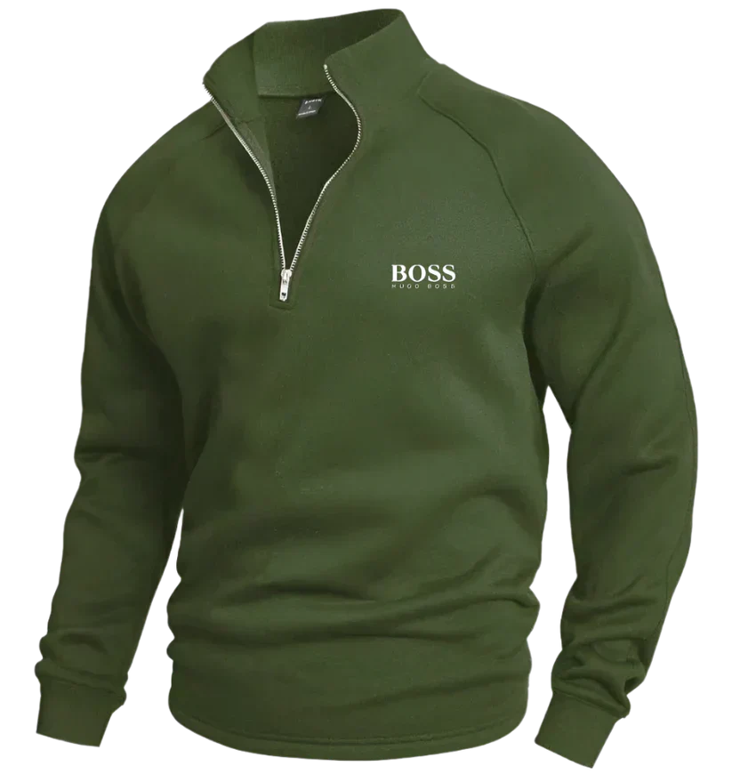 НՍԌО ВОЅЅ™ Pull en coton avec demi-fermeture éclair