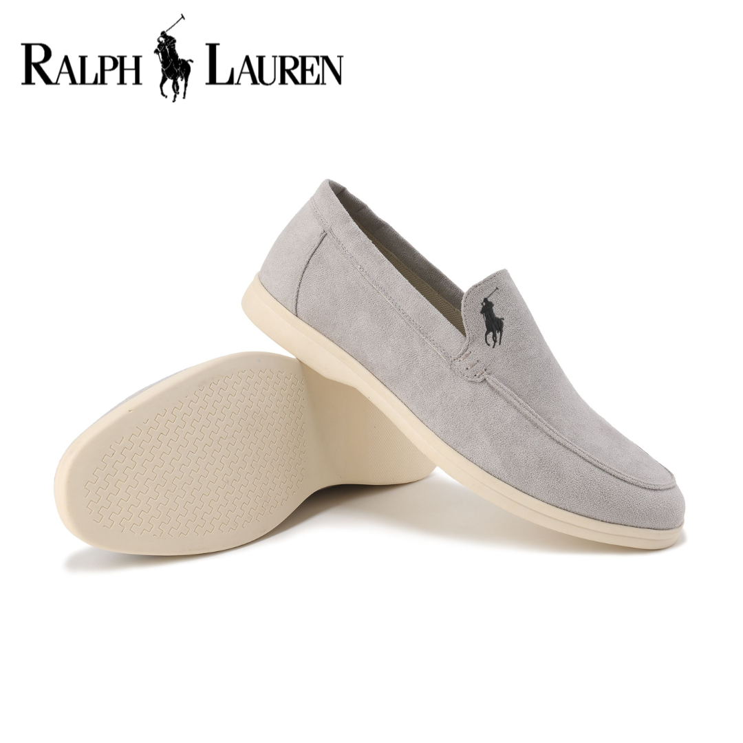 RALPH LAUREN - Mocassins élégants en daim