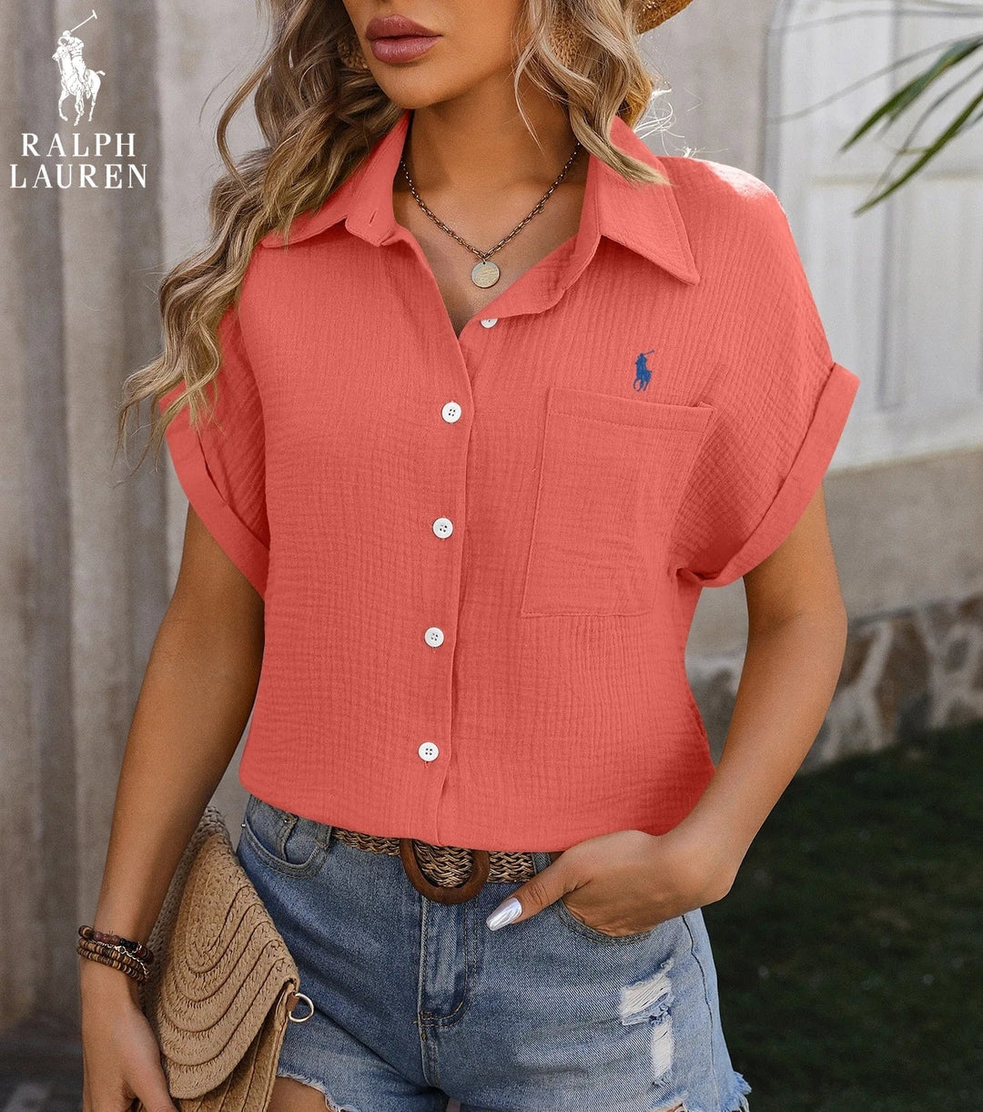 RALPH LAUREN - Chemise décontractée d'été