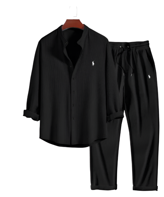 Ꮢalph Ⅼauren - Chemise à manches longues et pantalon