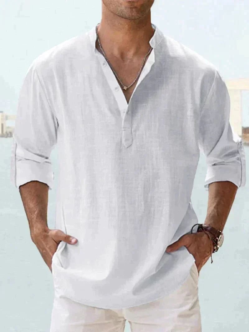 Chemise décontractée à col ouvert pour Hommes – Arend