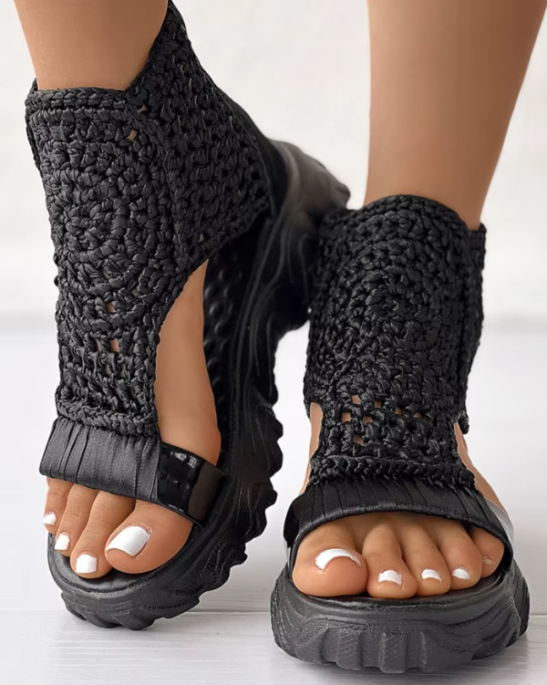 аⅾіⅾаѕ – Sandales à talons compensés en maille