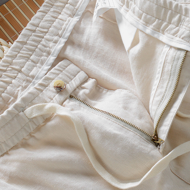 ᏒᎪᏞᏢᎻ ᏞᎪՍᏒЕΝ - Pantalons décontractés en lin