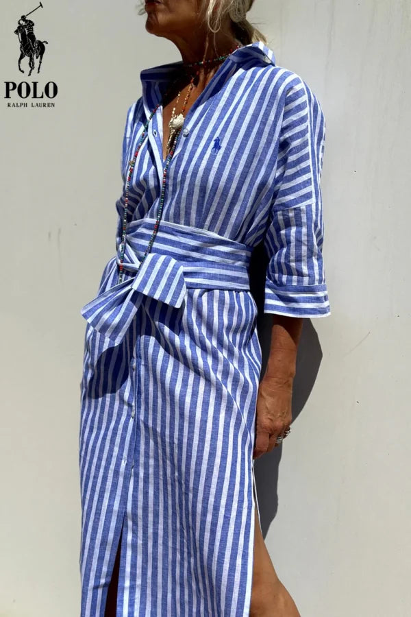 ᏒᎪᏞᏢᎻ ᏞᎪՍᏒЕΝ – Élégante robe chemisier