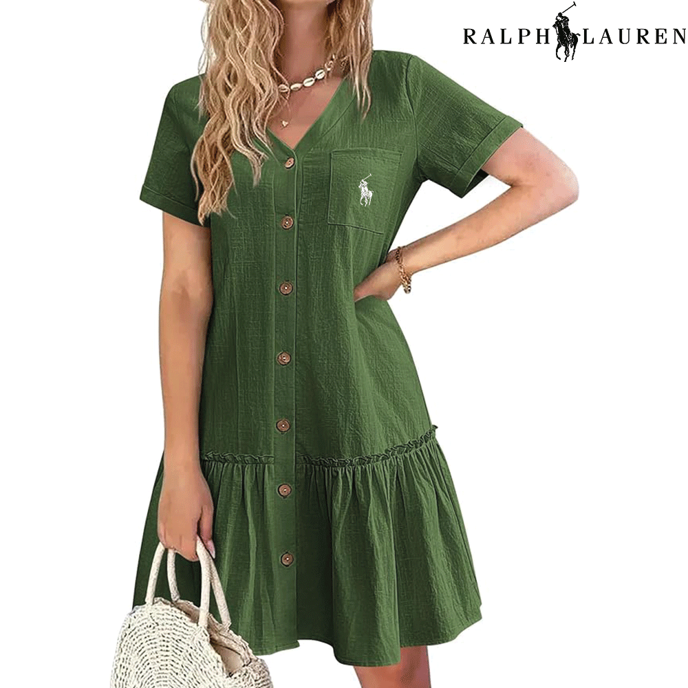 Ꮢаlрh Ꮮаurеn – Robe d'été à bretelles et coupe cintrée