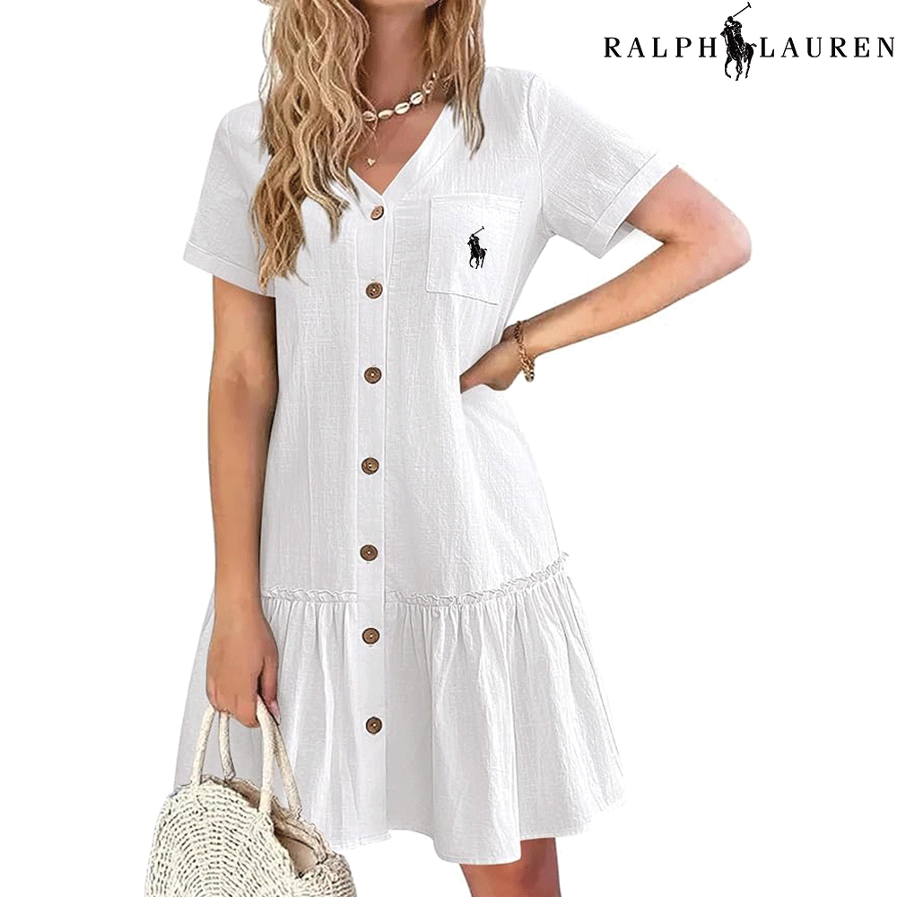Ꮢаlрh Ꮮаurеn – Robe d'été à bretelles et coupe cintrée