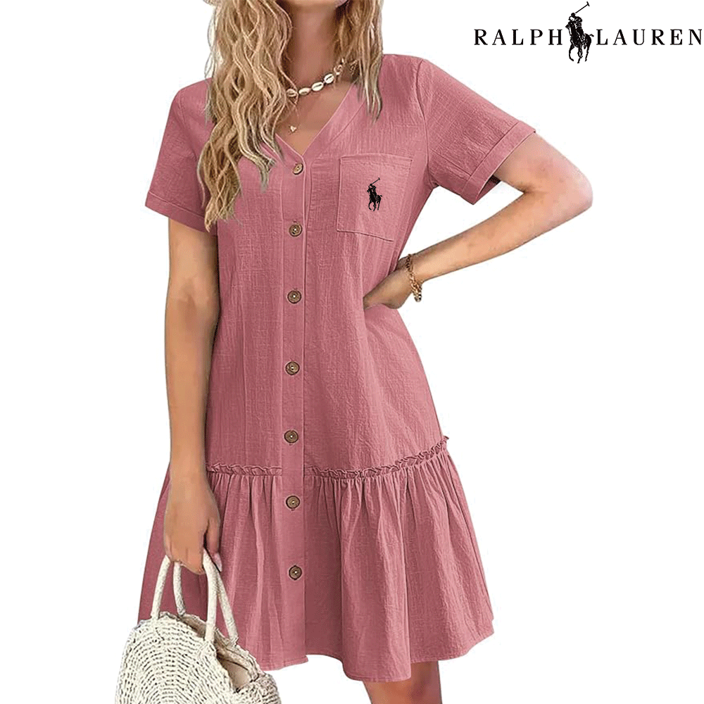 Ꮢаlрh Ꮮаurеn – Robe d'été à bretelles et coupe cintrée