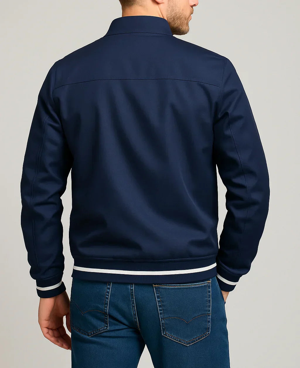 ᏞΑᏟОՏᎢΕ - Veste aviateur décontractée pour homme