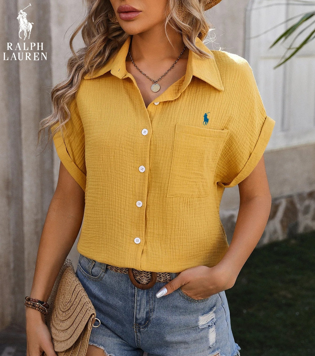RALPH LAUREN - Chemise décontractée d'été