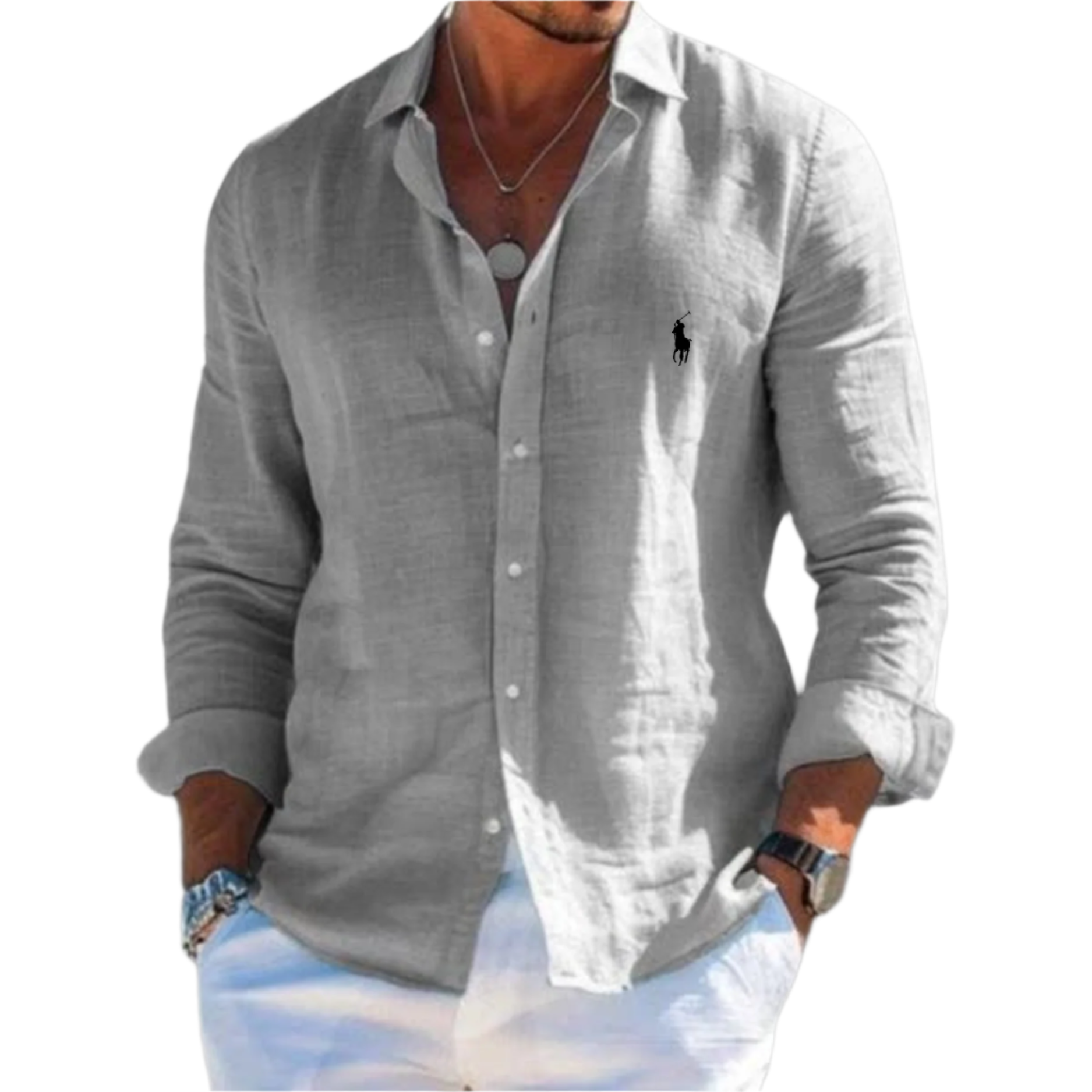 ᏒᎪᏞᏢᎻ ᏞᎪՍᏒЕΝ - Chemise élégante pour homme