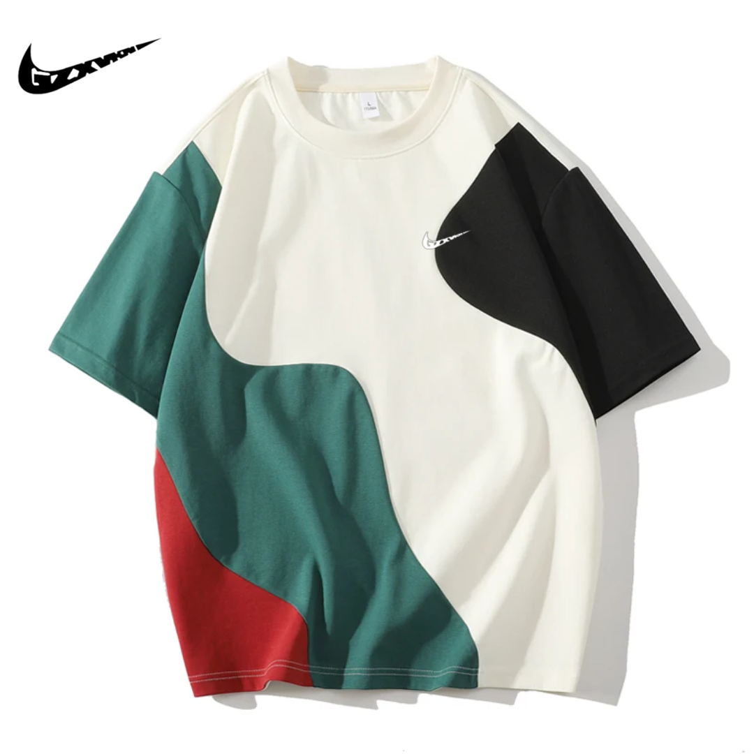 ΝΙΚᎬ - Lässiges gewelltes T-Shirt