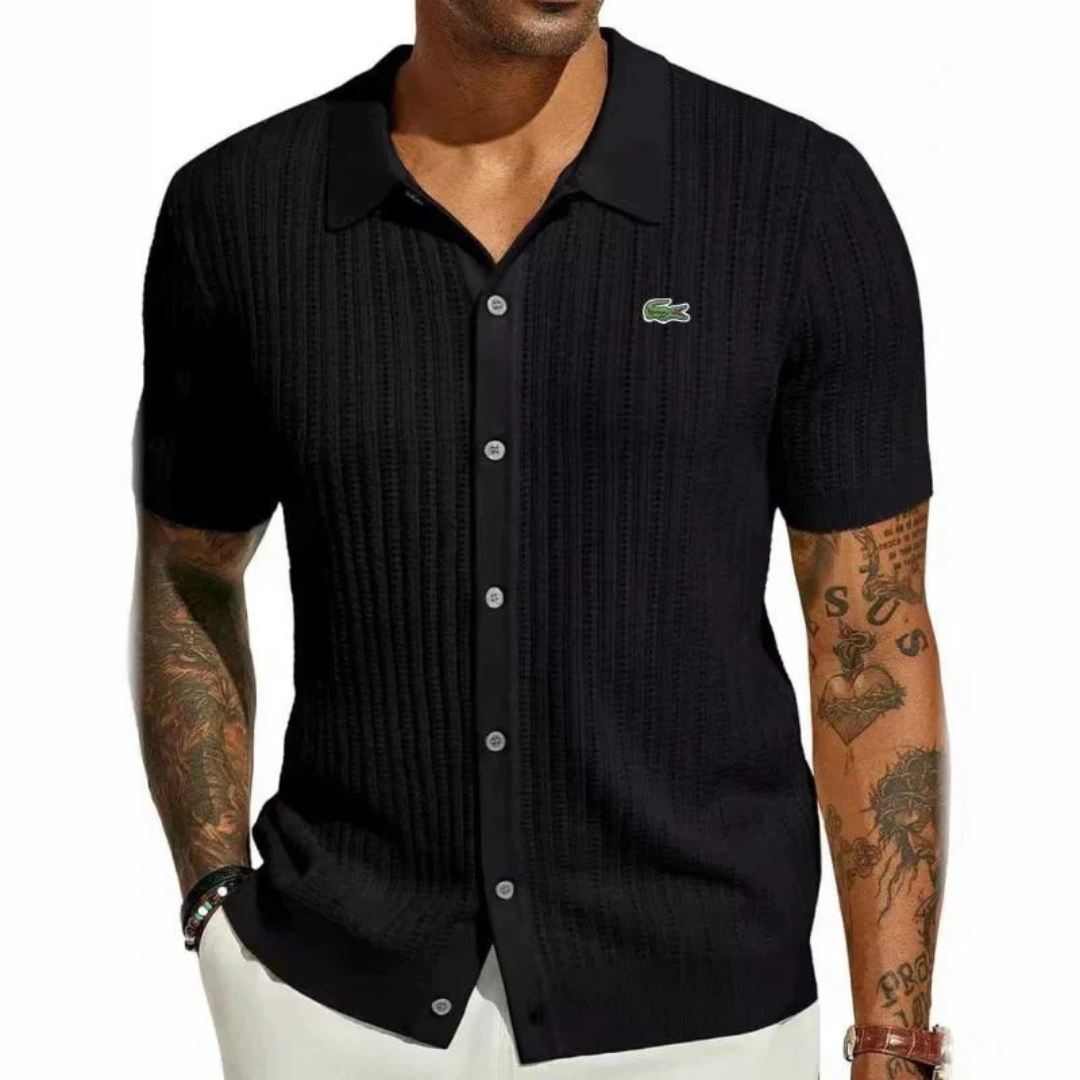ᏞΑᏟОՏᎢΕ – Chemise cintrée classique pour homme