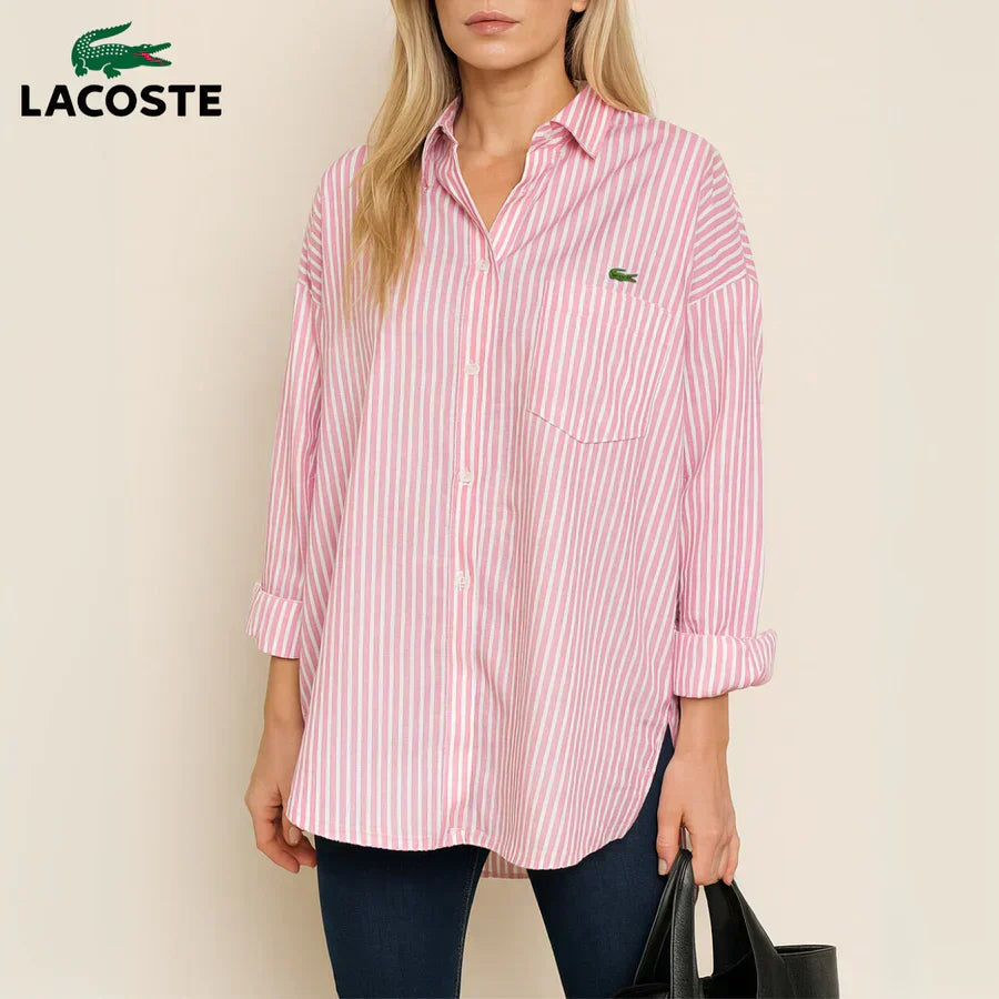 ᏞΑᏟОՏᎢΕ - Chemise à rayures élégante et décontractée