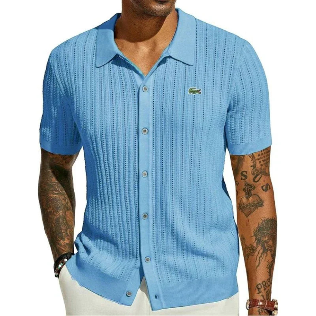 ᏞΑᏟОՏᎢΕ – Chemise cintrée classique pour homme