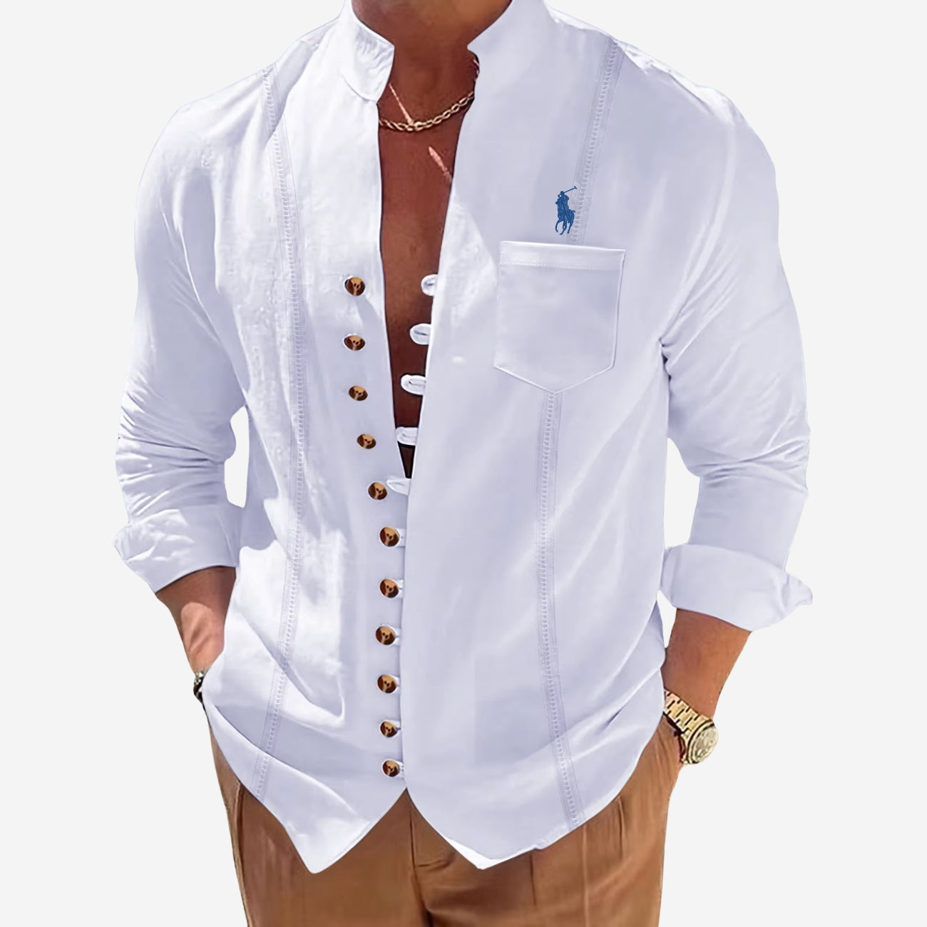 RALPH LAUREN - Chemise décontractée à boutons