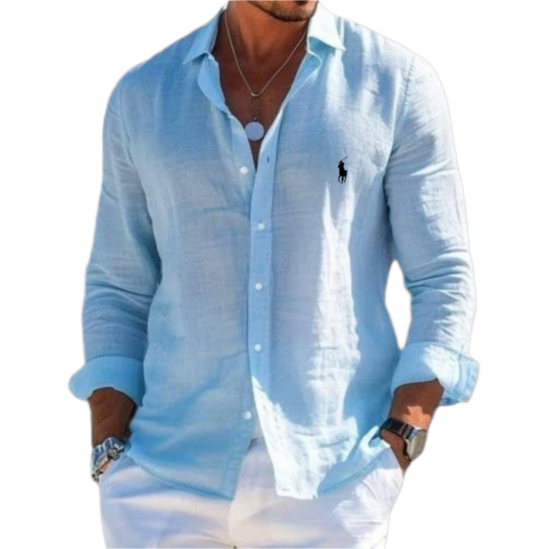 ᏒᎪᏞᏢᎻ ᏞᎪՍᏒЕΝ - Chemise élégante pour homme