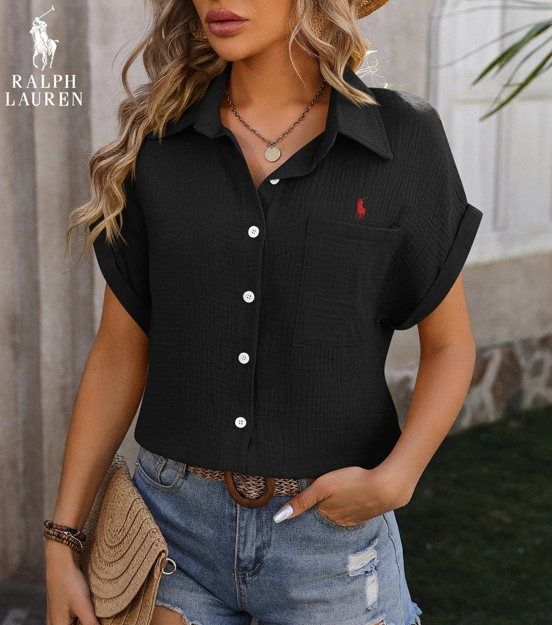 RALPH LAUREN - Chemise décontractée d'été