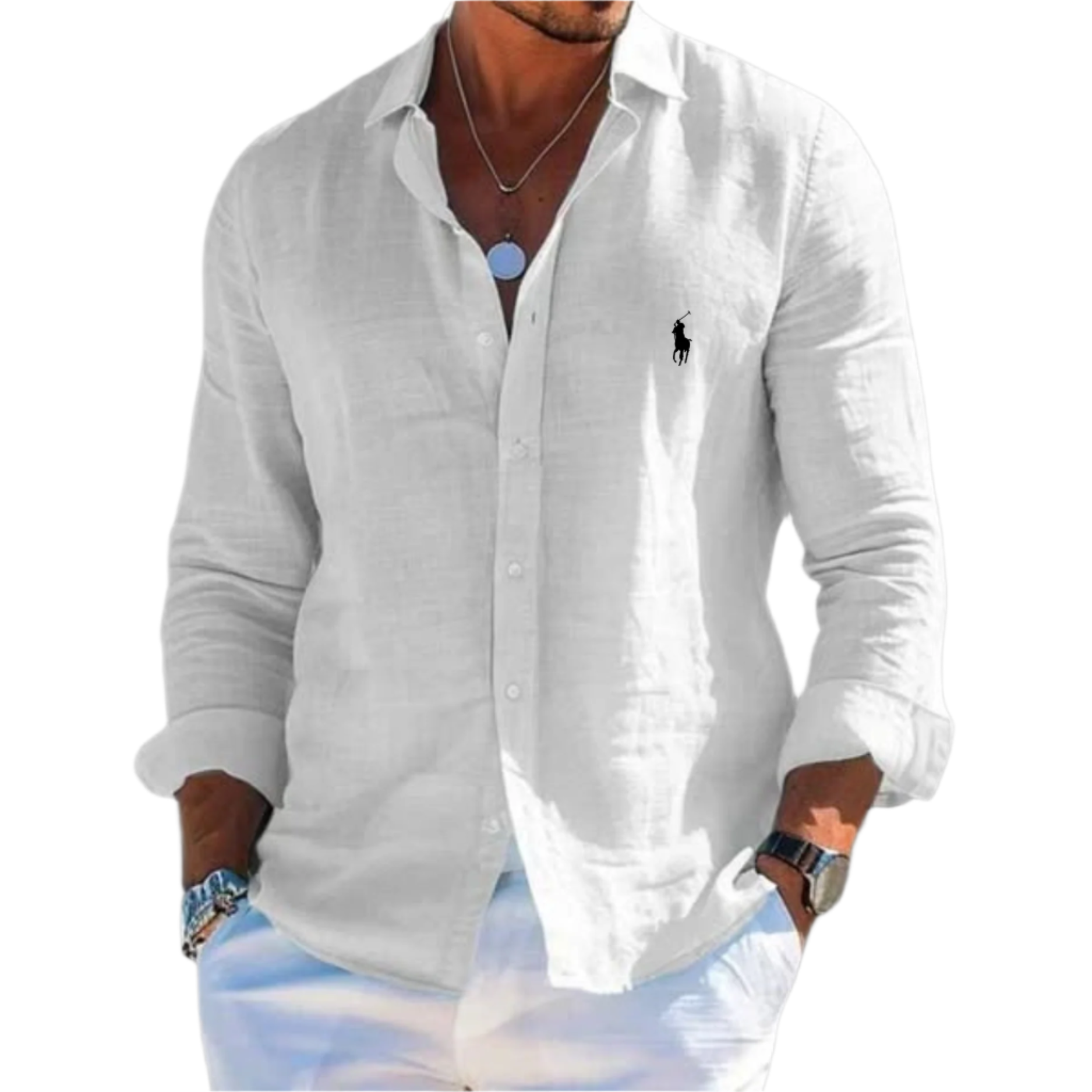 ᏒᎪᏞᏢᎻ ᏞᎪՍᏒЕΝ - Chemise élégante pour homme