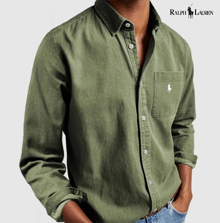 ᏒᎪᏞᏢᎻ ᏞᎪՍᏒЕΝ - Chemise Oxford