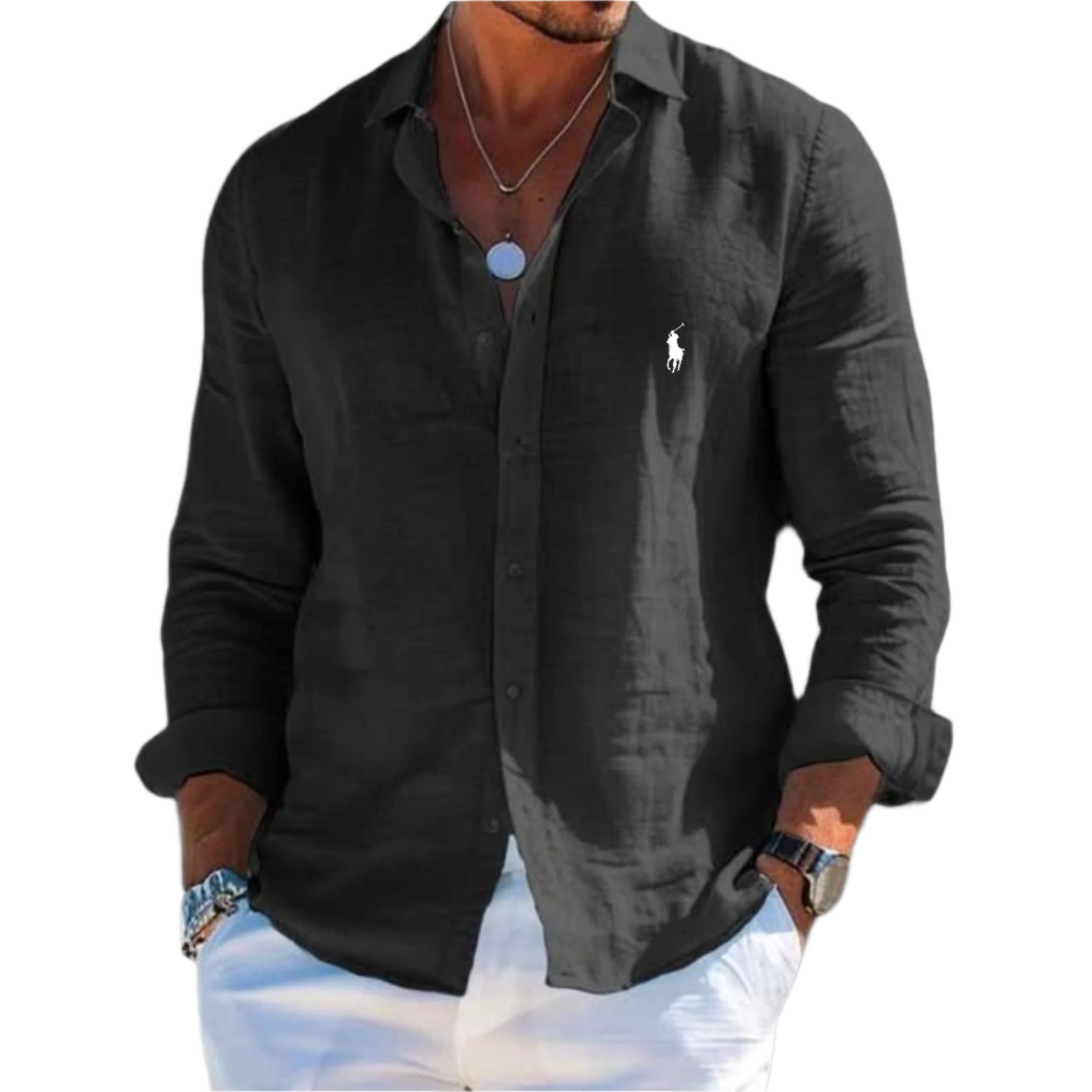ᏒᎪᏞᏢᎻ ᏞᎪՍᏒЕΝ - Chemise élégante pour homme