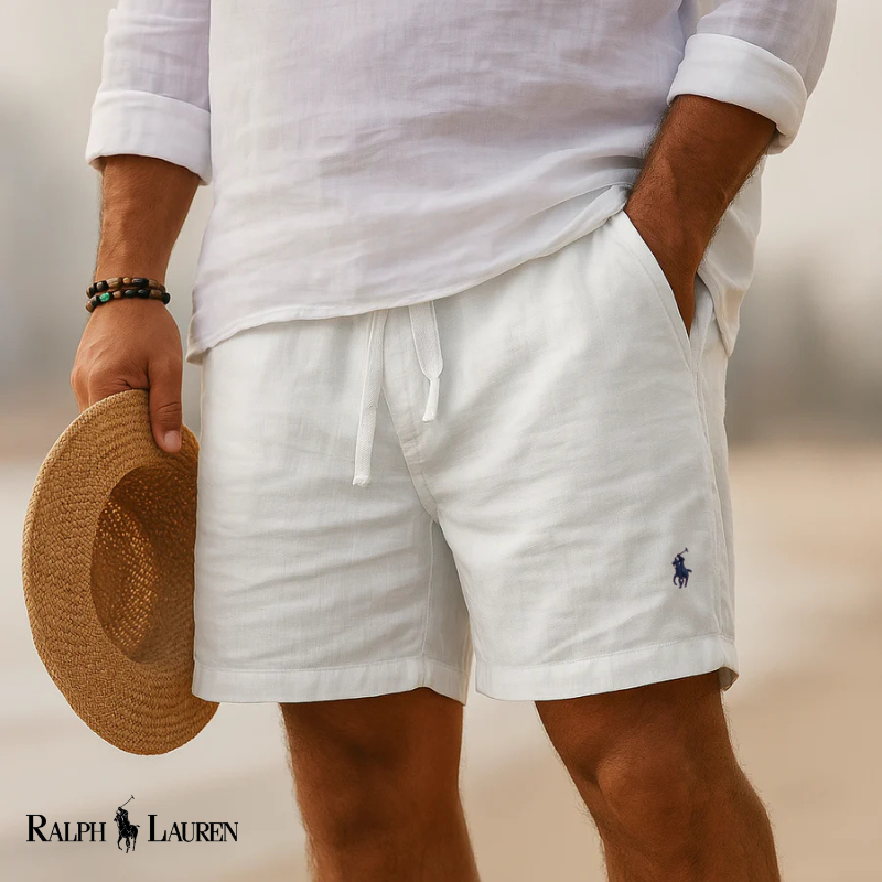 RALPH LAUREN - Short en lin