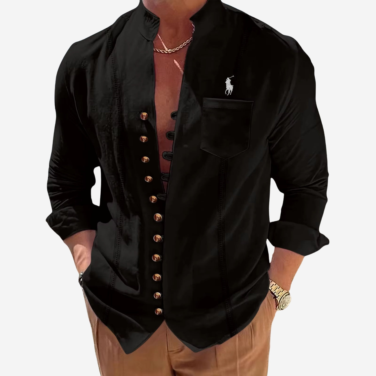 RALPH LAUREN - Chemise décontractée à boutons