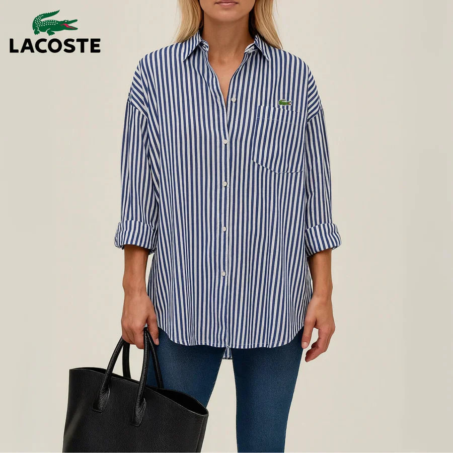 ᏞΑᏟОՏᎢΕ - Chemise à rayures élégante et décontractée