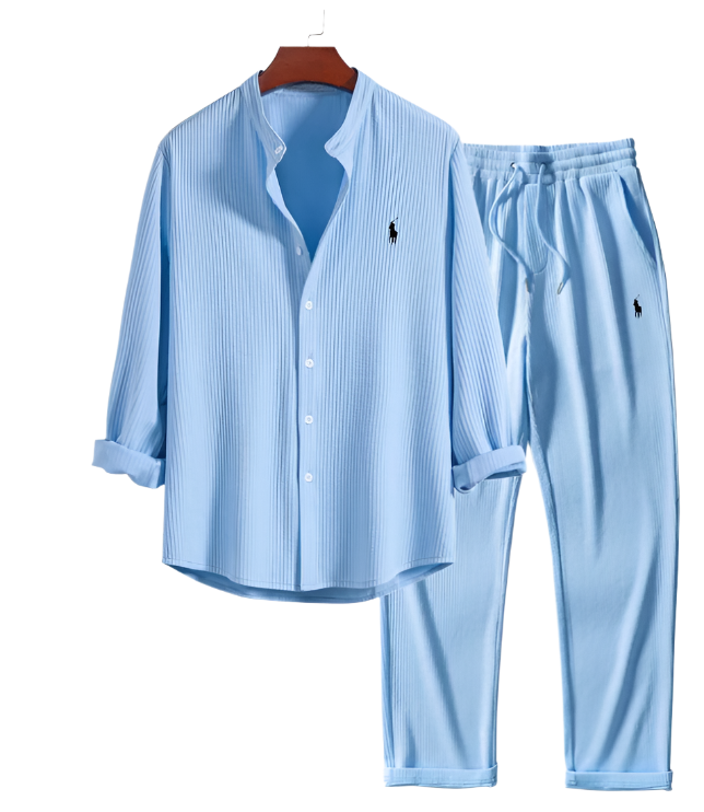 Ꮢalph Ⅼauren - Chemise à manches longues et pantalon
