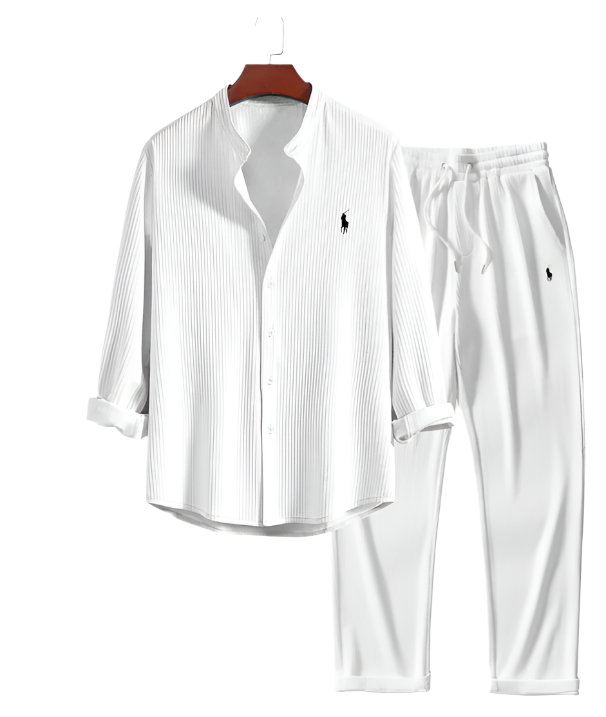 Ꮢalph Ⅼauren - Chemise à manches longues et pantalon