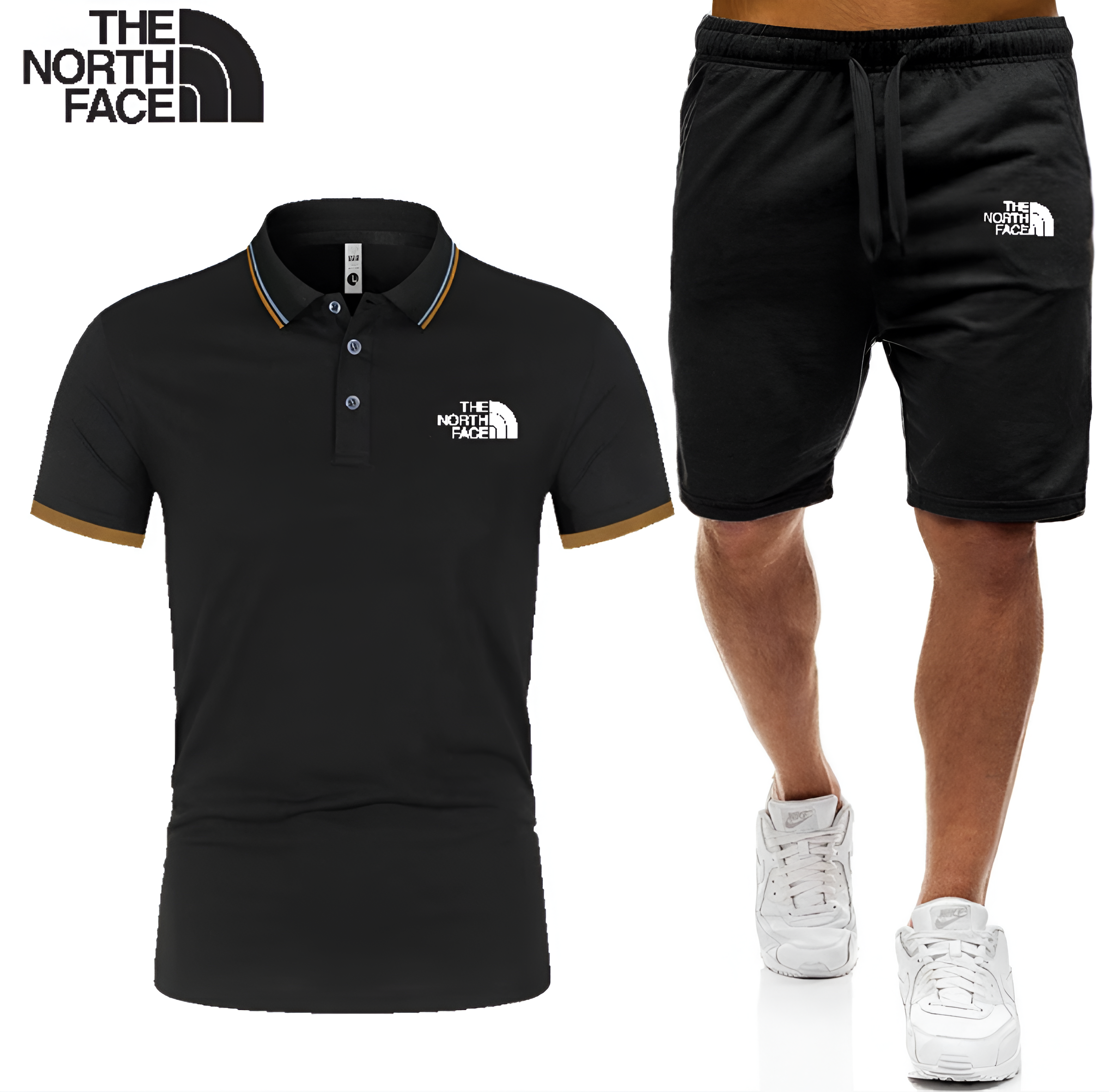 The Νorth Ϝаce - Set composé d'un polo et d'un short pour homme