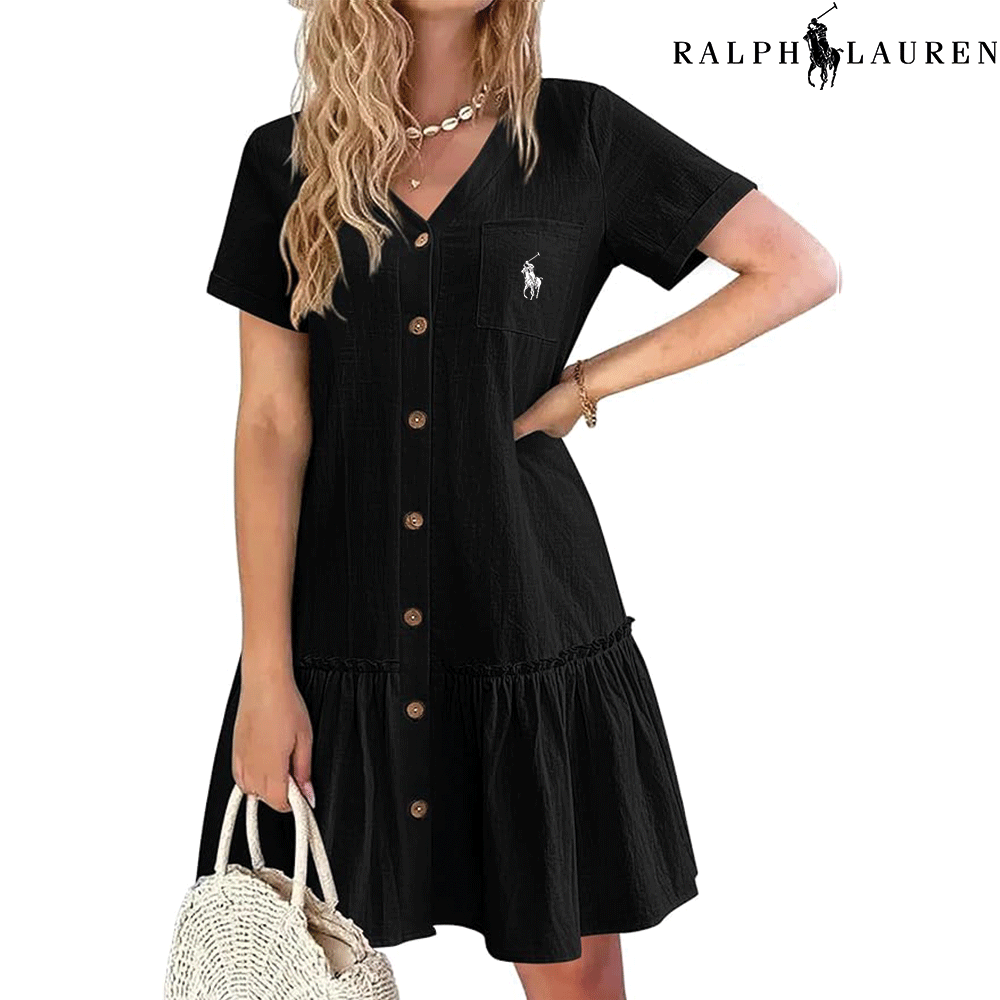 Ꮢаlрh Ꮮаurеn – Robe d'été à bretelles et coupe cintrée